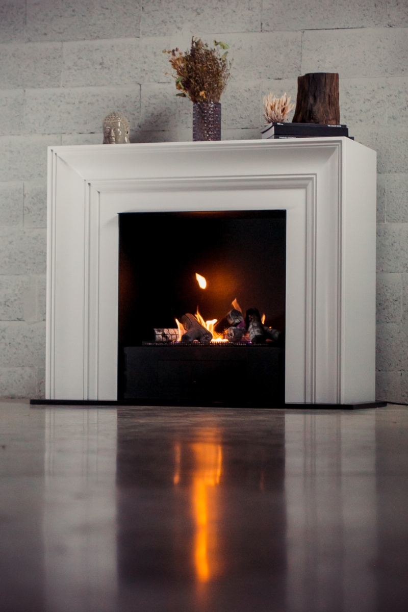 Chimenea eléctrica bioetanol CHALET I 650 in 9