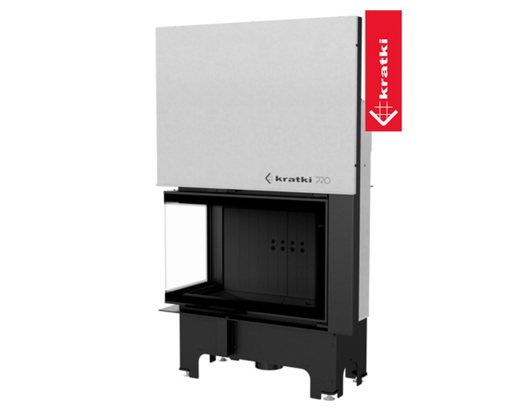 Chimenea de leña VN Esquinero 810-410 (Puerta guillotina) 2