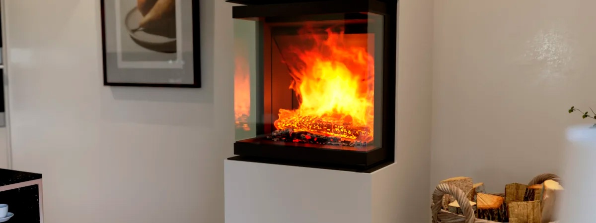 Chimenea de leña VENUS 530 V23 3 caras 1