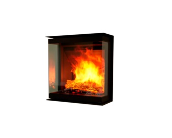 Chimenea de leña VENUS 530 V23 3 caras