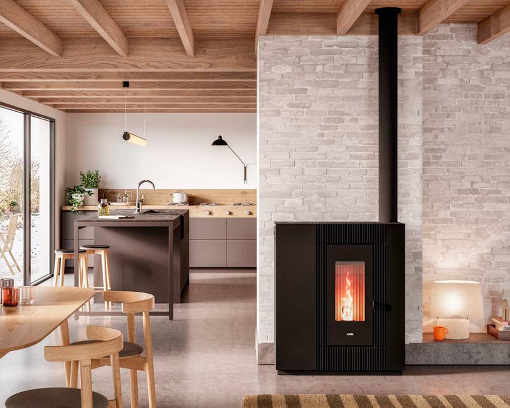 Estufa de pellet VESTA 11 ACL PLUS UP-TWIN