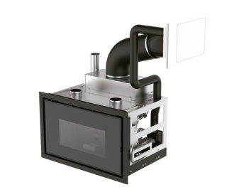 Hogar de leña Vivo 90 pellet Comfort Air 9 MAESTRO