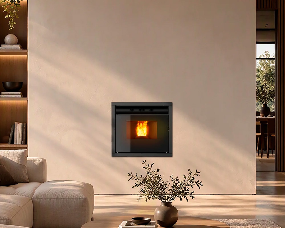 Chimenea de pellet VIVO 90 HYDRO SmartClean 18kW 1