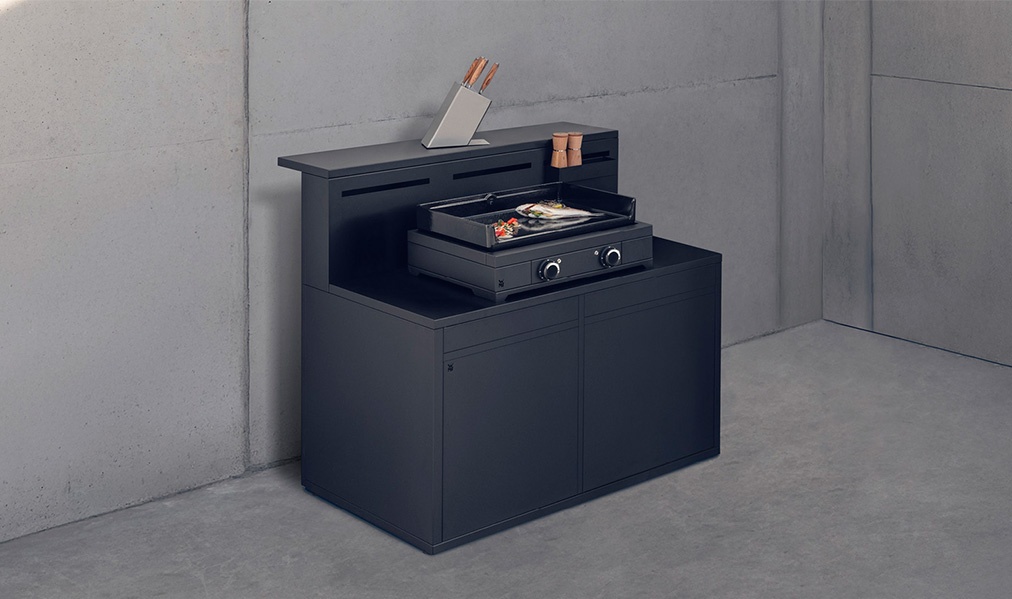 Pack COMPACTA ELÉCTRICA con plancha Edition One 60 eléctrica + módulo cocina doble 1