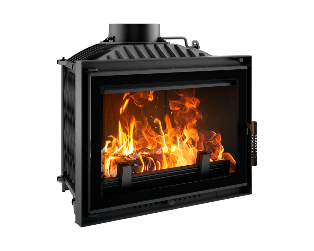 Chimenea de leña WIKTOR DECO (Puerta lateral)