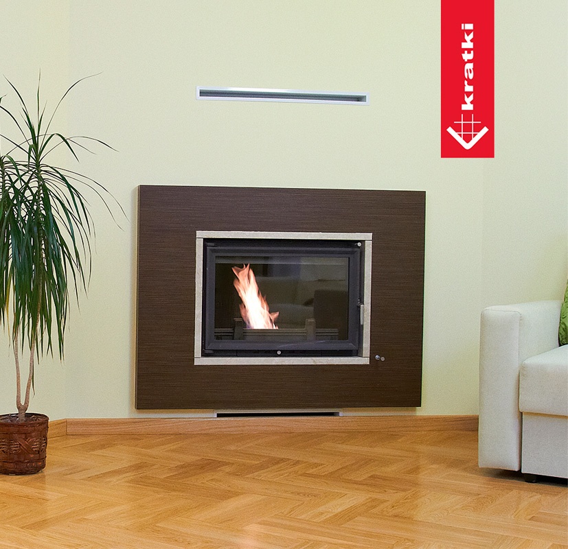 Chimenea de leña WIKTOR (Puerta lateral) 1