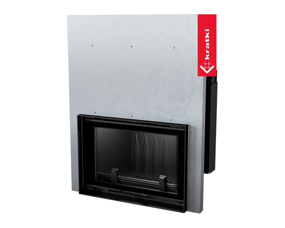 Chimenea de leña WIKTOR (Puerta guillotina)
