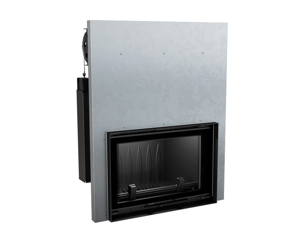 Chimenea de leña WIKTOR (Puerta guillotina)