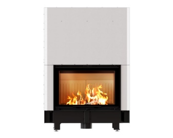 Chimenea de leña ZIBI ECO 9,9 kW (Puerta guillotina)