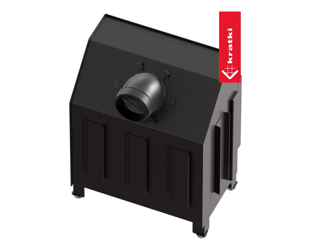 Chimenea de leña ZIBI ECO 9,9 kW (Puerta lateral) 3