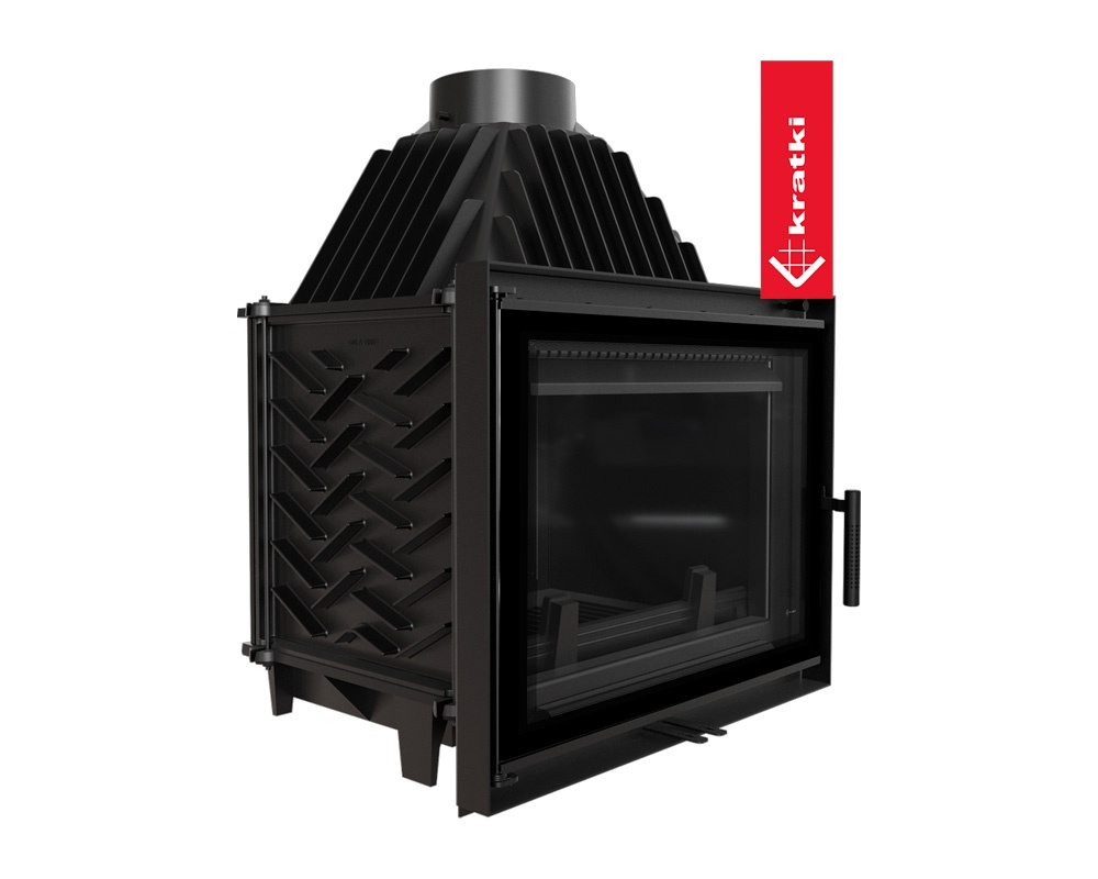 Chimenea de leña ZOSIA DECO (Puerta lateral)