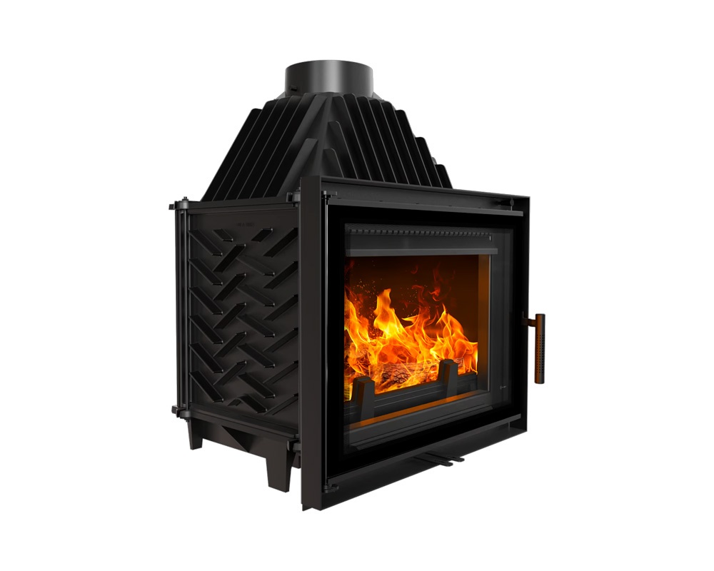 Chimenea de leña ZOSIA DECO (Puerta lateral)