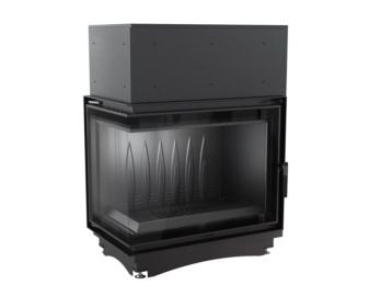 Chimenea de leña AMELIA DECO esquinero