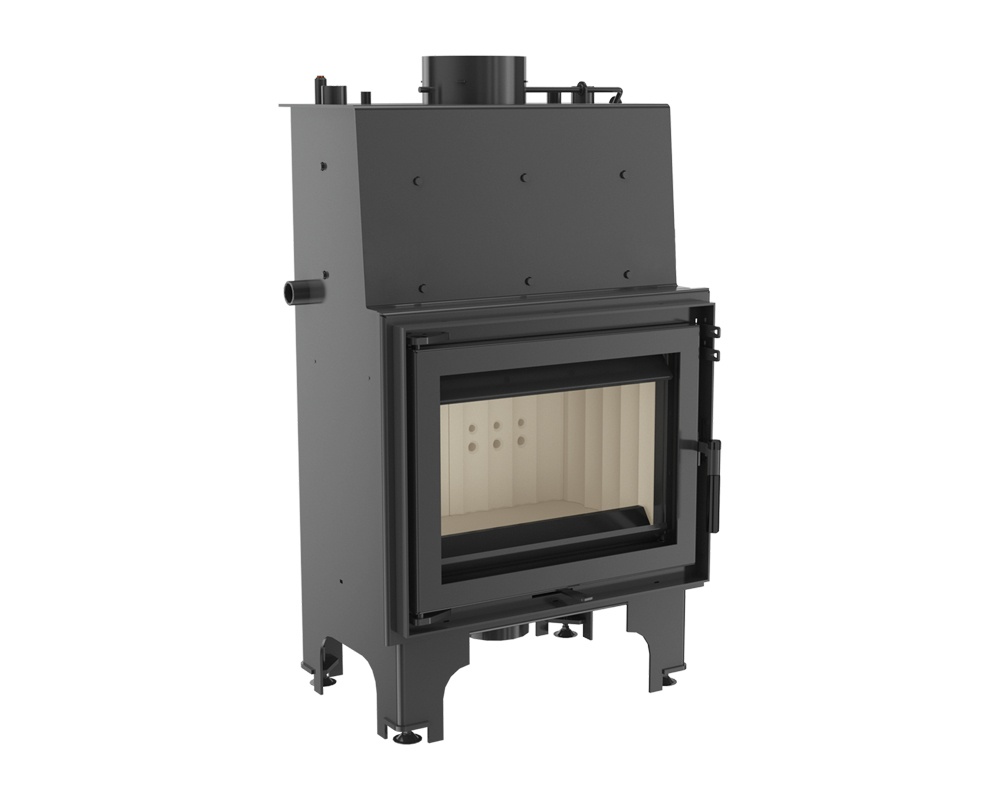 Chimenea de leña calefactora AQUARIO 8kW