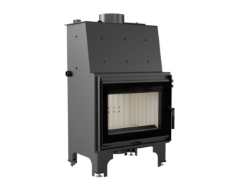Chimenea de leña calefactora AQUARIO 10kW (Doble cristal)