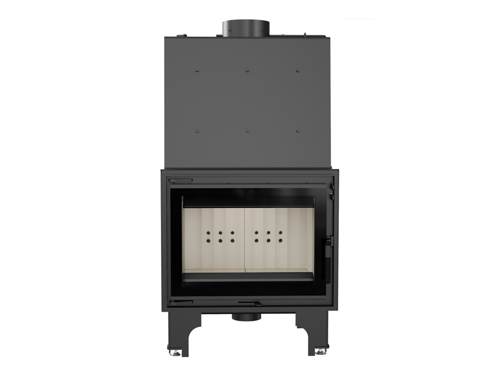 Chimenea de leña calefactora 14kW (Doble cristal) 1