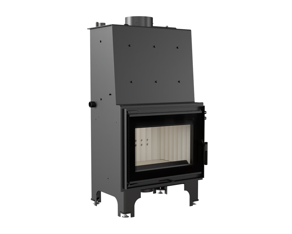 Chimenea de leña calefactora 14kW (Doble cristal)