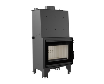 Chimenea de leña calefactora 14kW (Doble cristal)