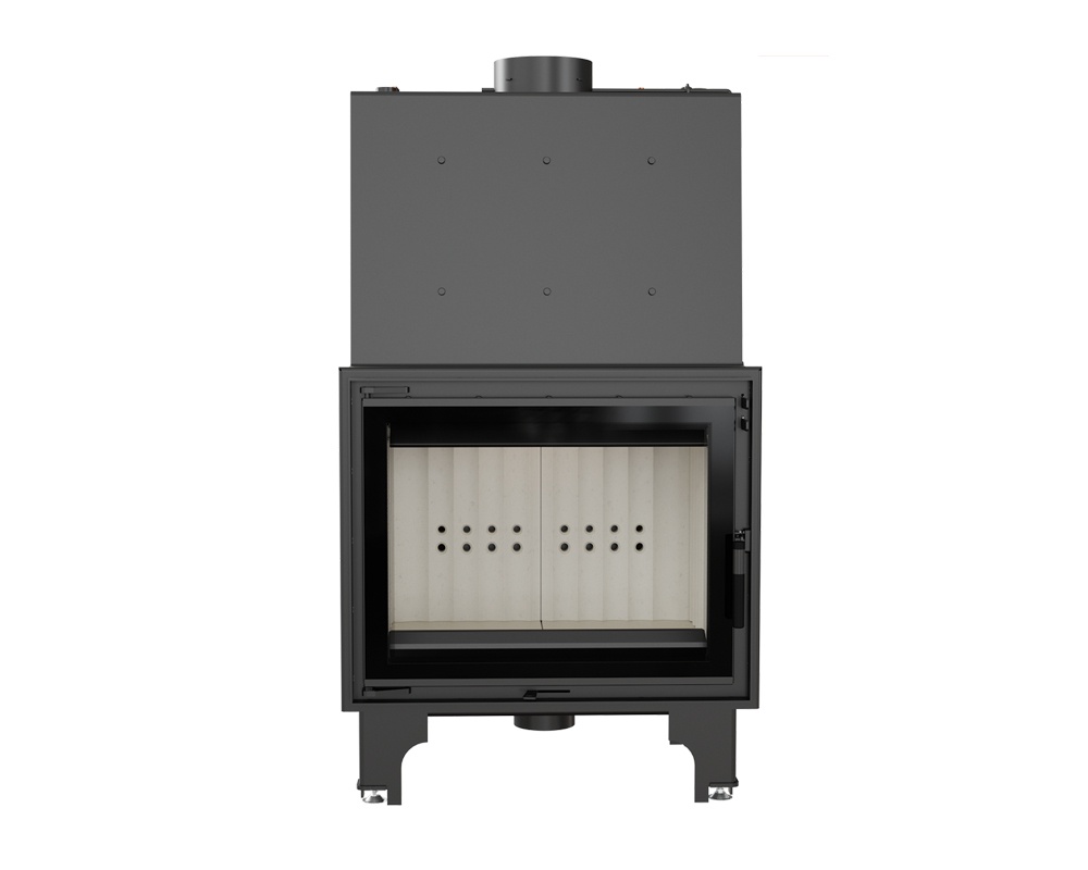 Chimenea de leña calefactora AQUARIO 18kW (Doble cristal)
