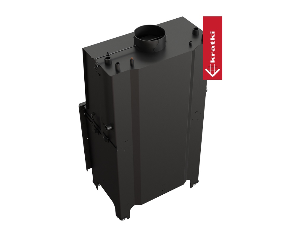 Chimenea de leña calefactora AQUARIO 18kW (Doble cristal)