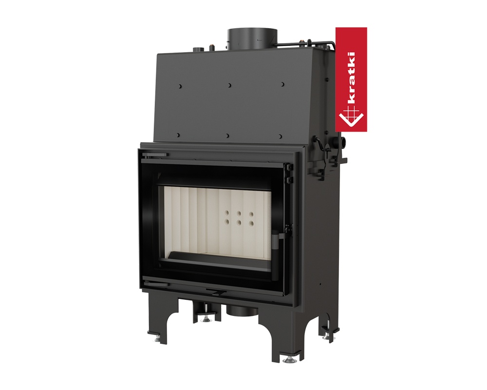 Chimenea de leña calefactora AQUARIO 8kW (Doble cara) 2