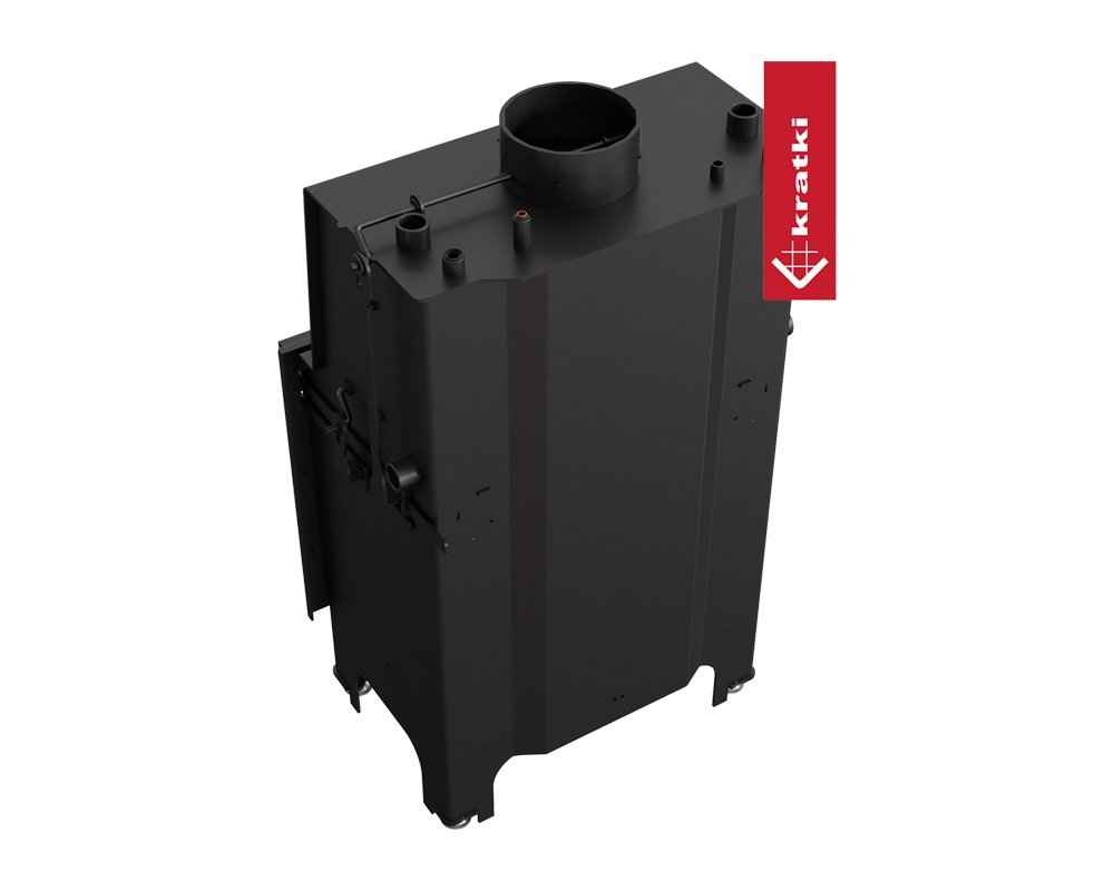 Chimenea de leña calefactora AQUARIO 8kW (Doble cara) 3