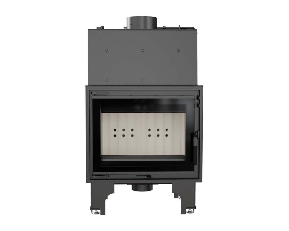Chimenea de leña calefactora AQUARIO 8kW (Doble cara) 1