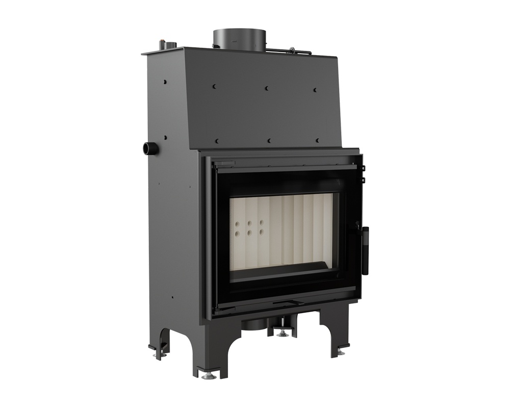 Chimenea de leña calefactora AQUARIO 8kW (Doble cara)