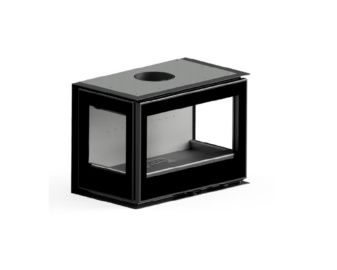 Insertable de leña VISION 8 TRIO 3 CARAS