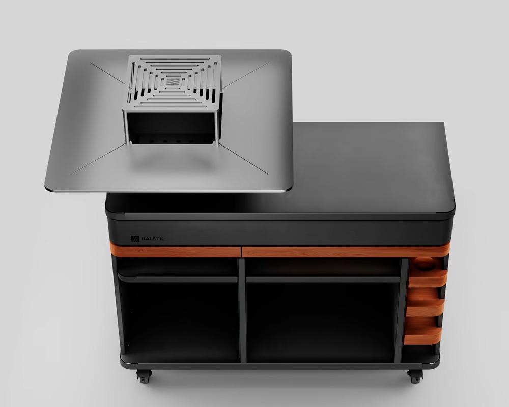Mesa con barbacoa BIG CHEF GRILL CZ