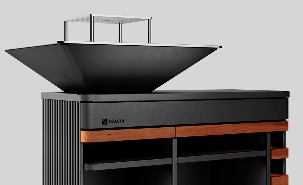 Mesa con barbacoa BIG CHEF GRILL CZ