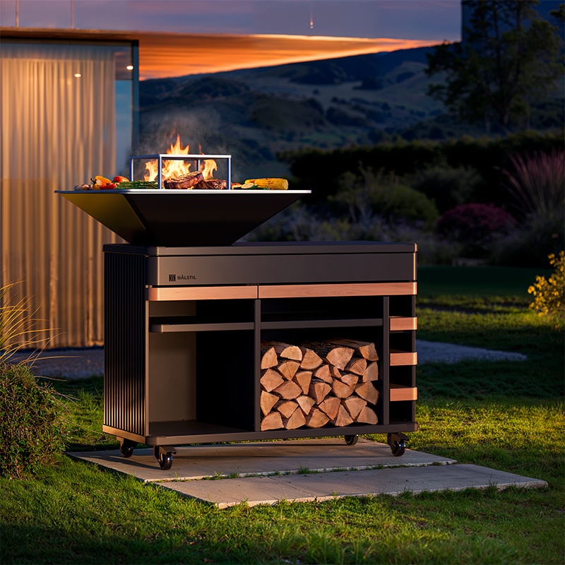 Mesa con barbacoa BIG CHEF GRILL CZ