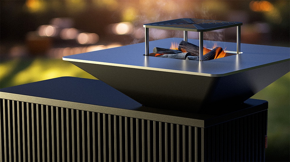 Mesa con barbacoa BIG CHEF GRILL CZ