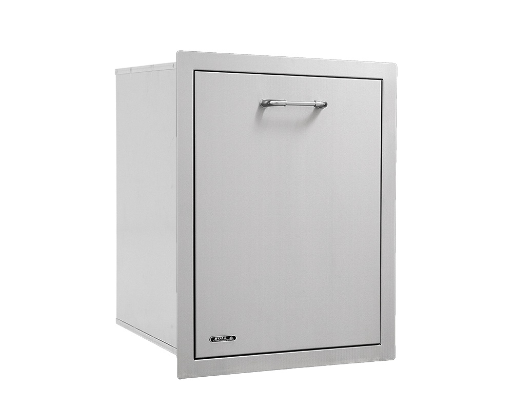 Cajonera inox 304 extraible para desechos (2 cubos)
