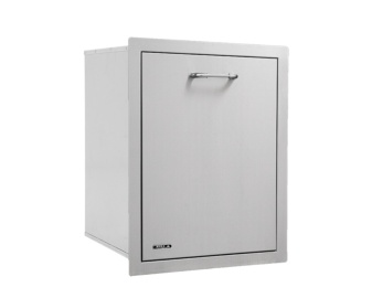 Cajonera inox 304 extraible para desechos (2 cubos)
