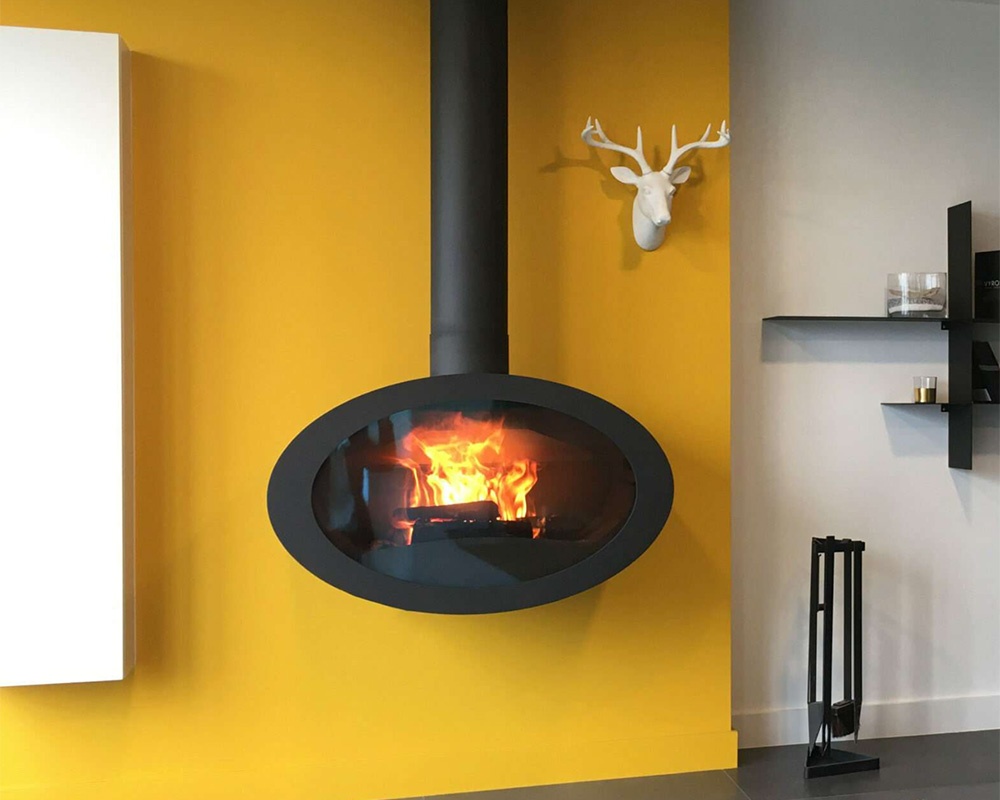 Chimenea colgante de leña CALPE