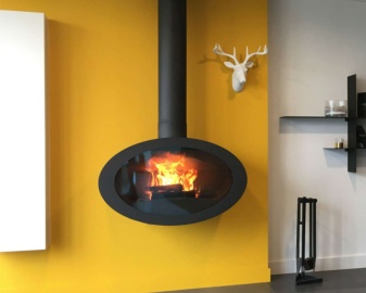 Chimenea colgante de leña CALPE