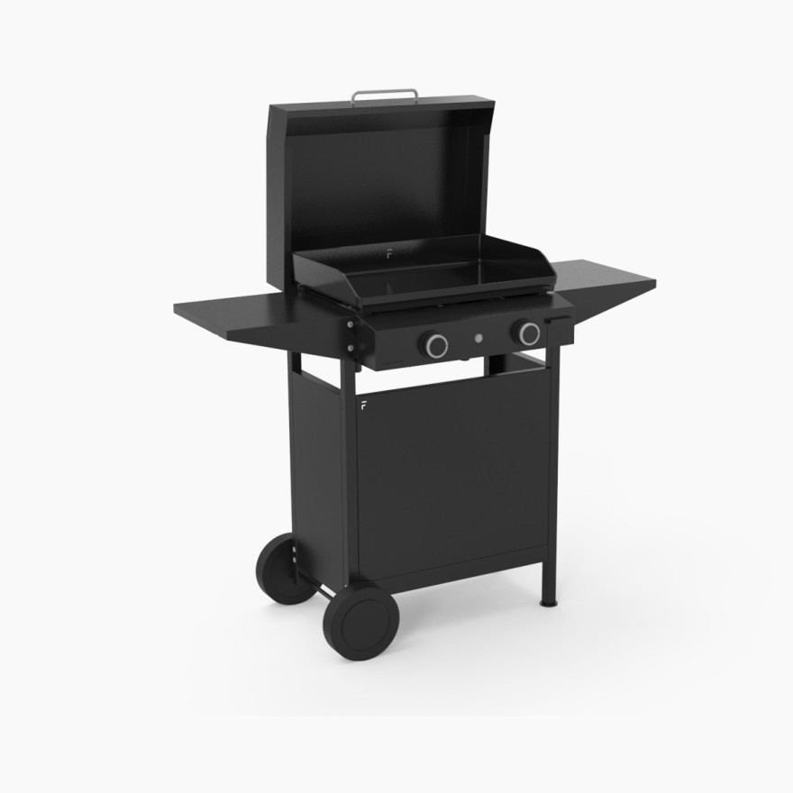 Cubierta acero negro para plancha origin 60 V25