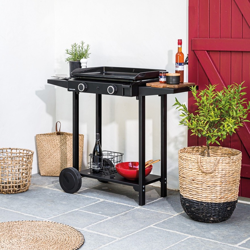 Carro para plancha BASE 60 acero negro 4