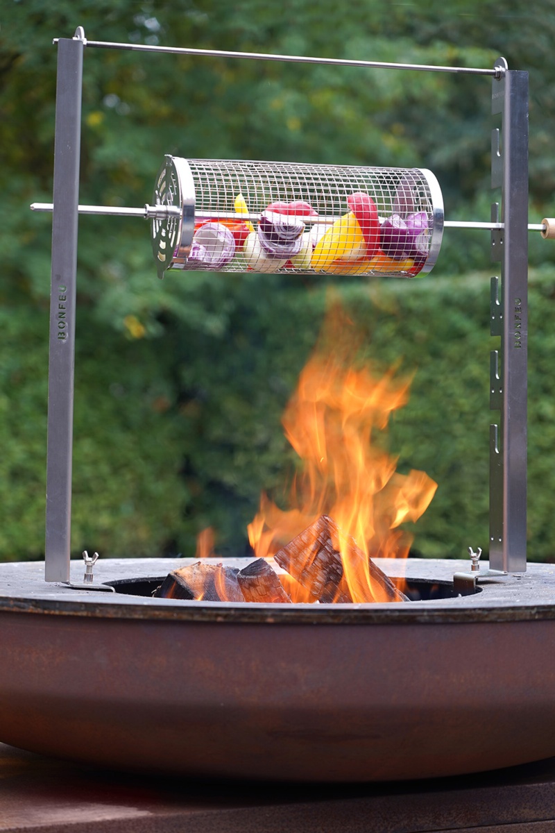 Cesta para alimentos para set asador 4