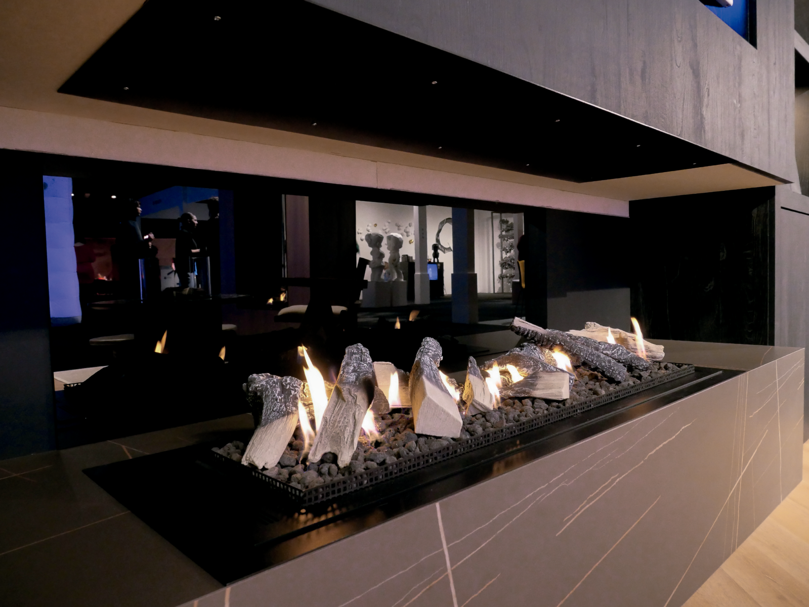 Chimenea electrónica de bioetanol CHALET II 700 EX