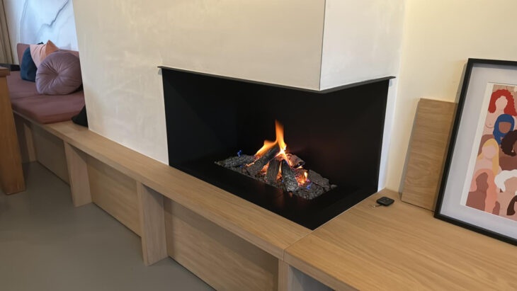Chimenea electrónica de bioetanol CHALET II 1200 IN