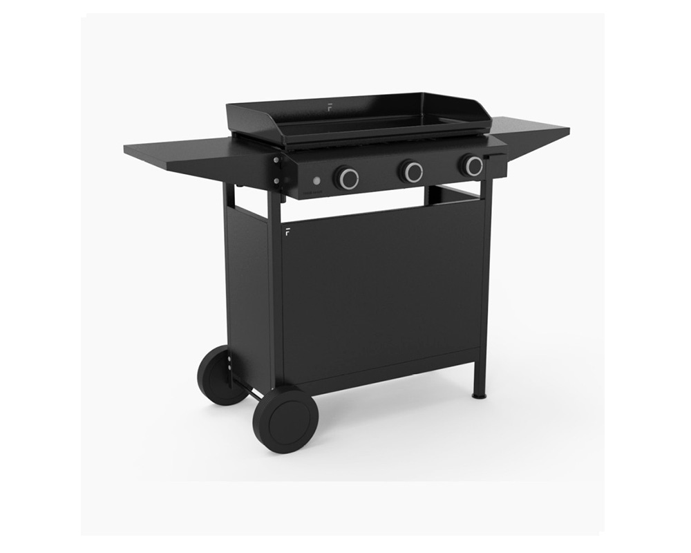 CARRO CERRADO PLANCHA ORIGIN 75 ACERO NEGRO