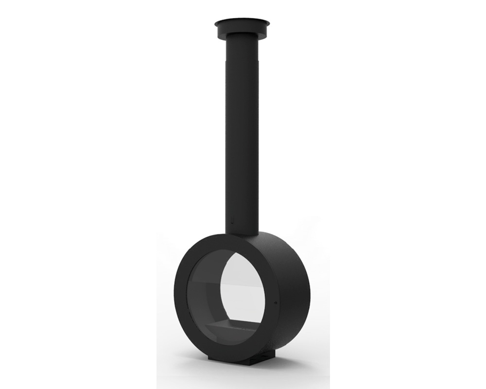 Chimenea de leña suspendida O'MIN CENTRAL