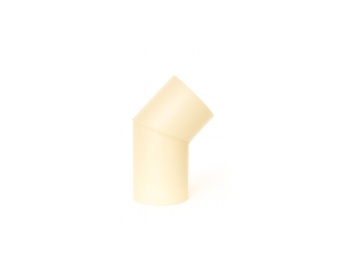 Codo 45º Ø152 color almond para ISLAND II