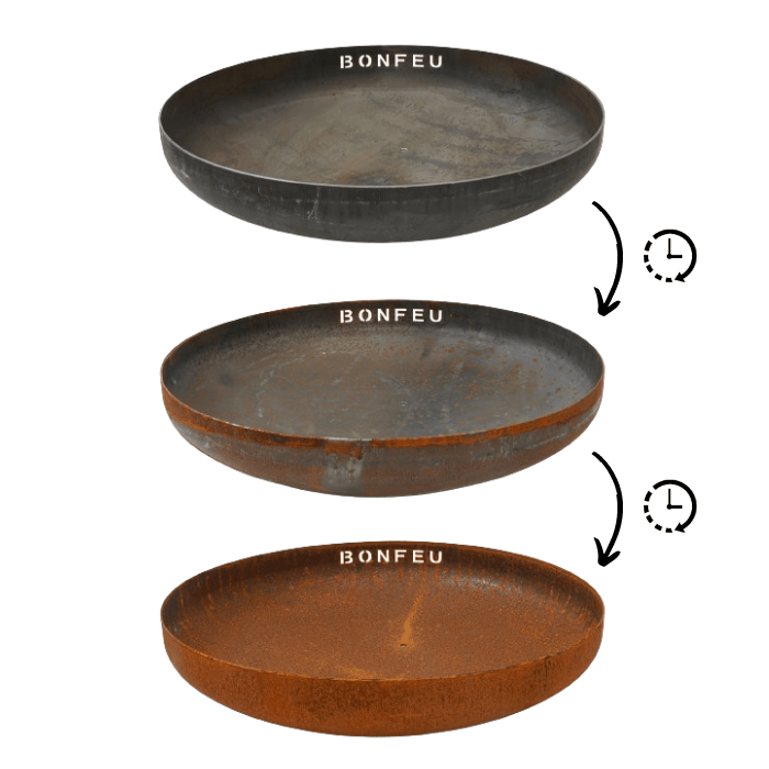Pebetero brasero de leña para exterior BONBOWL 150 3