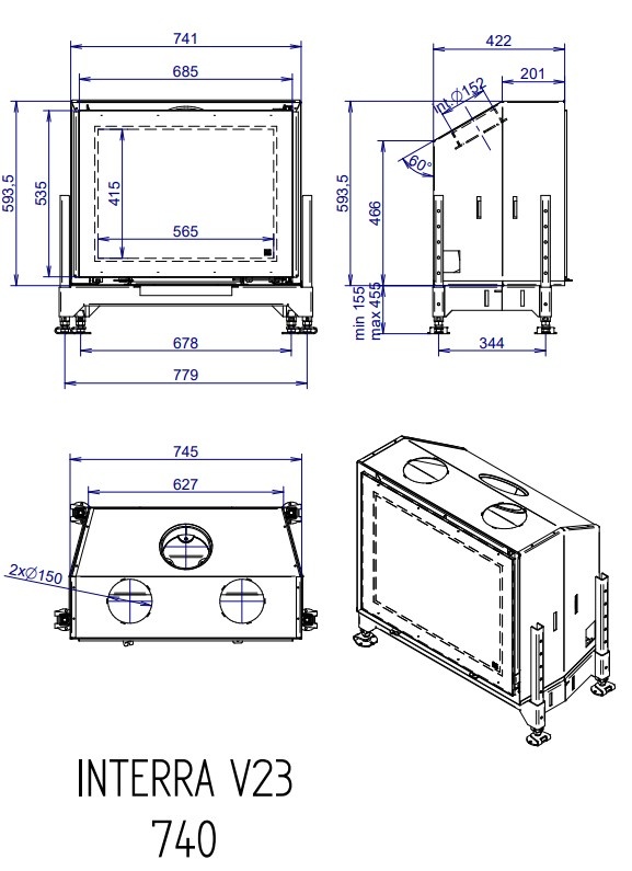 PIE PARA INTERRA 74 1