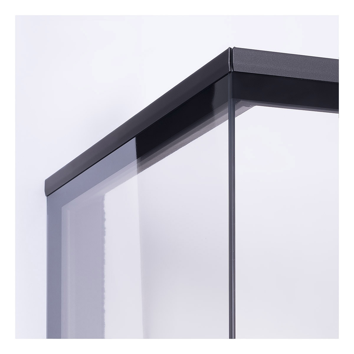 Chimenea de leña HEAT 3CF3G 50/31 (Doble Corner) Puerta guillotina. Cristal dividido. Interior beige