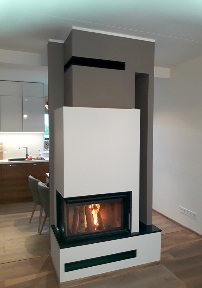 Chimenea de leña HEAT E2 81/40 (esquinero) 3