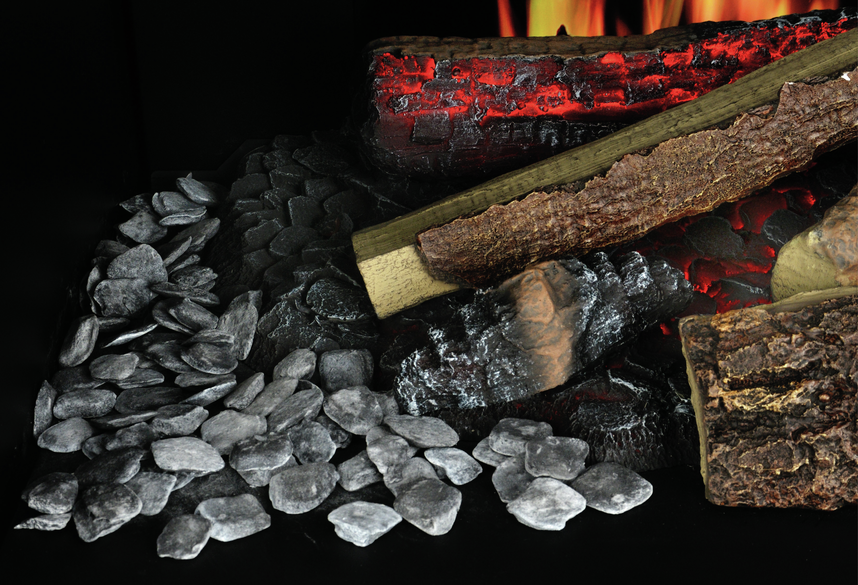 Chimenea eléctrica VISTA frontal 6